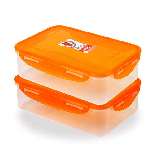 Cafee Food Keeper 2 pc set - M 650ml Orange