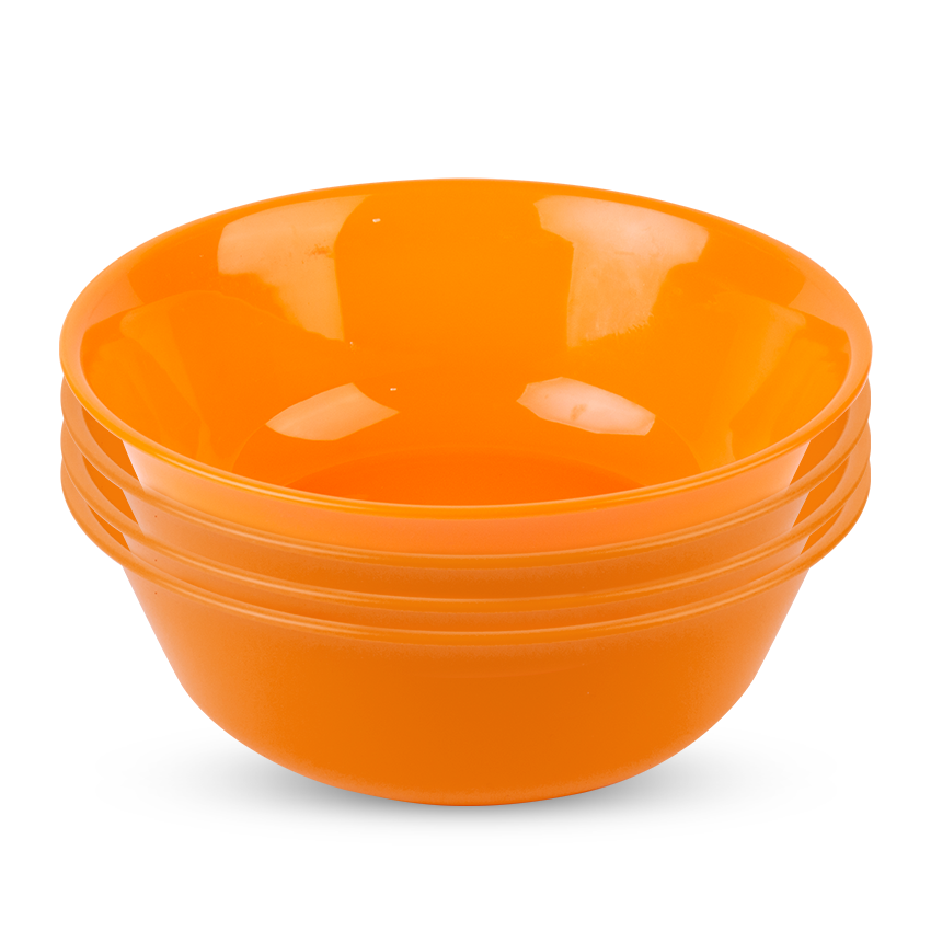 Saga Bowl Medium 4pcs set in orange