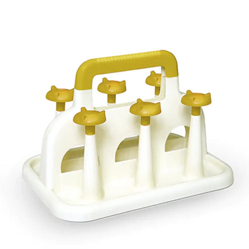 Snoopy Glass Stand in Yellow