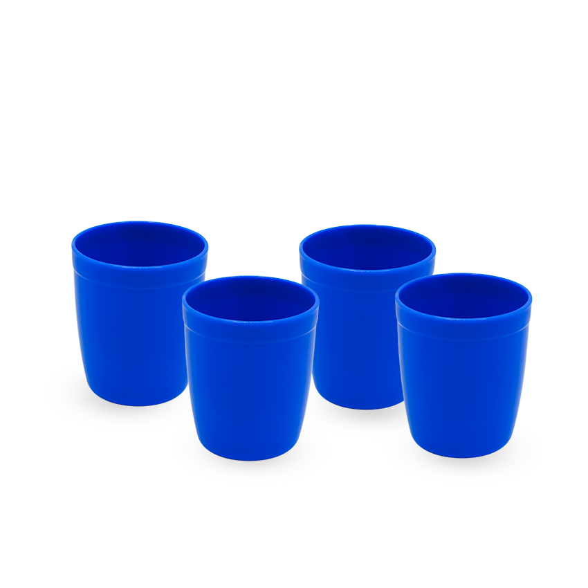 Saga Glass Pack of 4 in Blue
