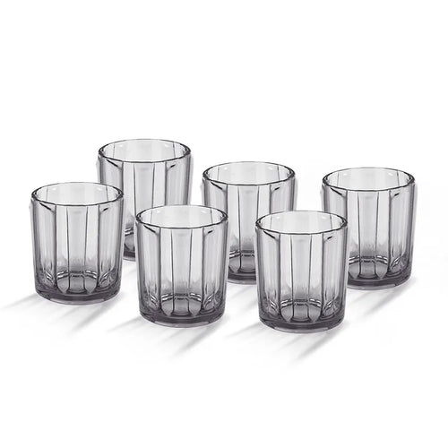 Real Acrylic Glass Model-3 6pcs set in natural 400ml