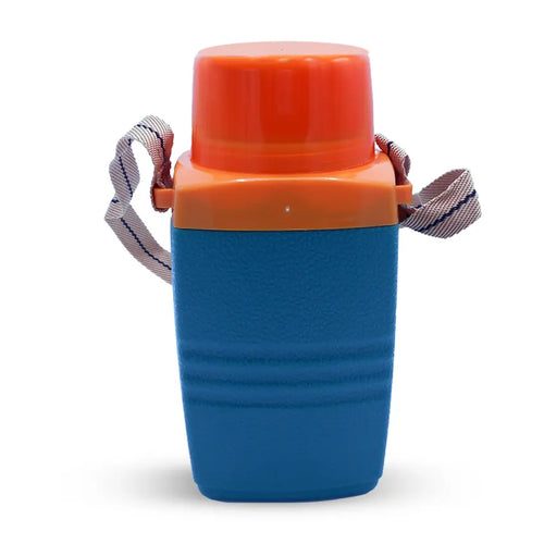 Hunter Water Bottle Green and Orange Cap - Small 700ml