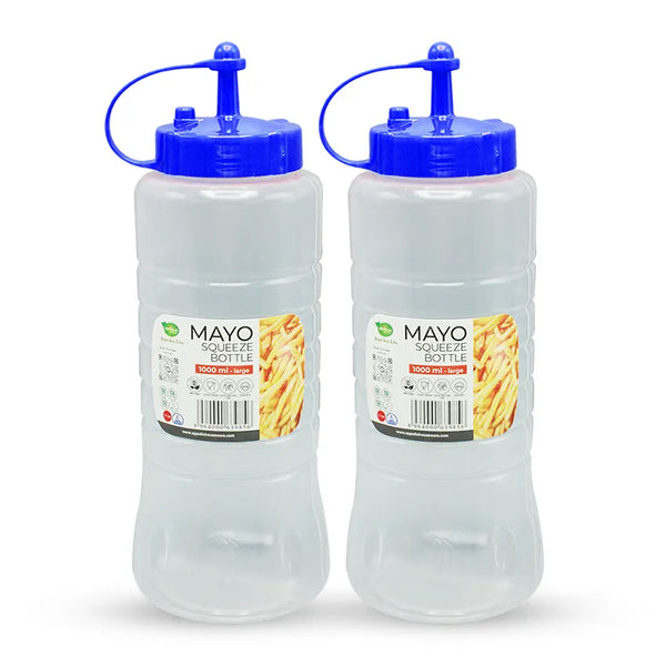 Mayo Squeeze Bottle Medium - (600ml) Blue