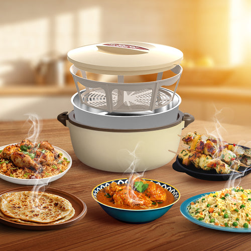 Chef Food Warmer Jumbo Hot Pot – 9000ml Stainless Steel Insulated Server