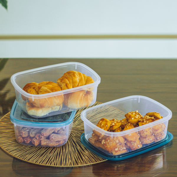 Crisper Food Container 3 Pcs Set Large 1700ML – Appollo Store