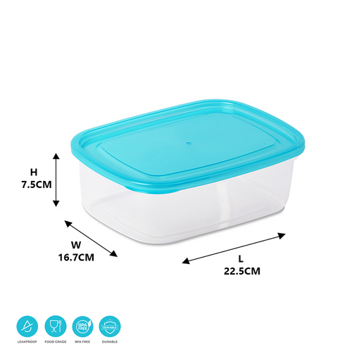 Crisper Food Container Large - (1700ml) Dimension