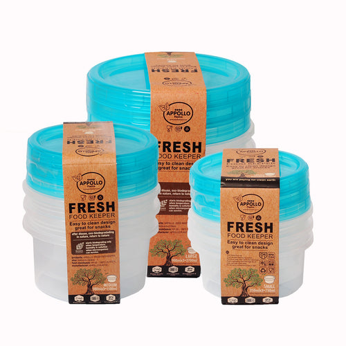 Fresh Food Keeper 9 Piece Bundle (3 set each: 200ml/500ml/900ml)