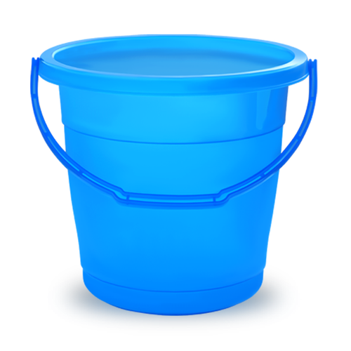 Glow Bath Bucket Transparent