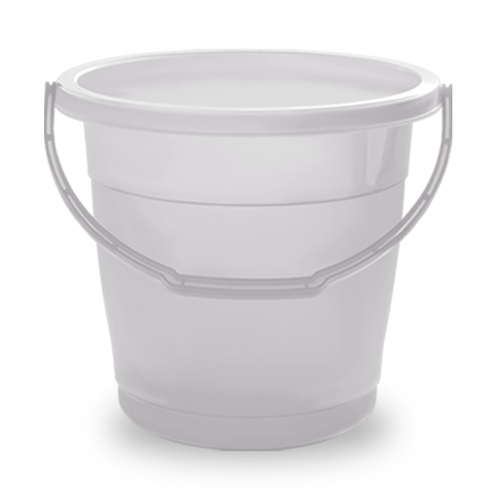 Glow Bath Bucket Transparent