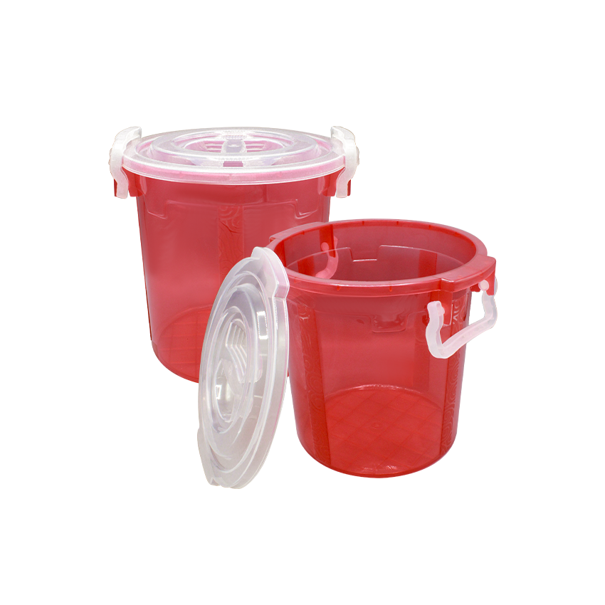 Handy Food Storage Container 2 pc set red - Medium 10 Litre