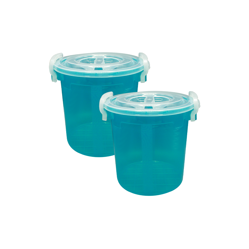Handy Food Storage Container 2 pc set Blue - Medium 10 Litre