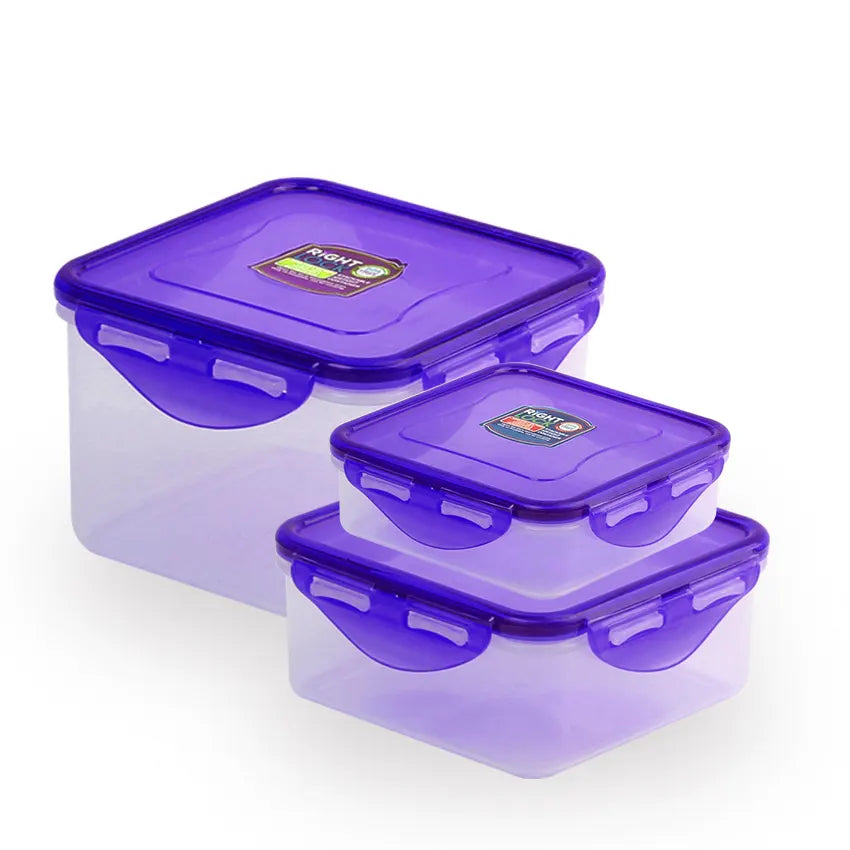 Right Lock Food Keeper S-M-L in Purple