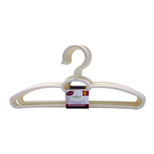 Premio Hanger 13" 6pcs Pack in Cream