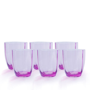 Real Acrylic Glass M-2 Pack of 6 - (400ml)