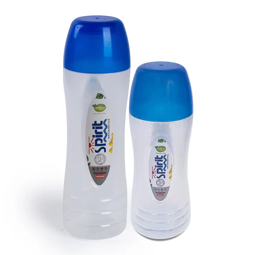 Spirit Water Bottle 800ml & 1000ml Pack of 2 in Blue