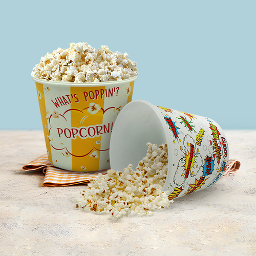 Sonic Popcorn Bucket with popcorn