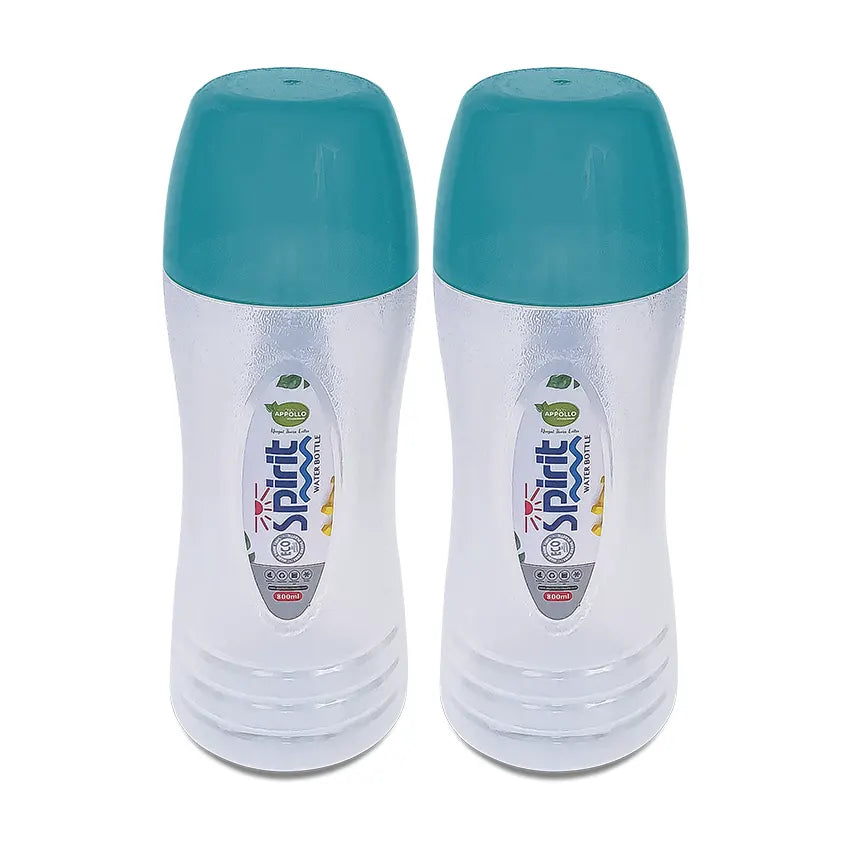 Spirit Water Bottle S 2pcs set in Grey Blue 800ml