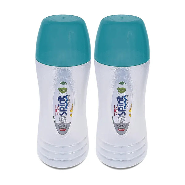 Spirit Water Bottle S 2pcs set in Grey Blue 800ml