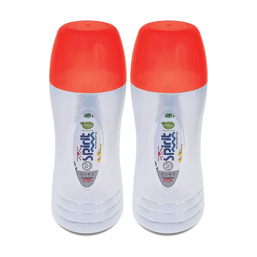 Spirit Water Bottle S 2pcs set in Red 800ml