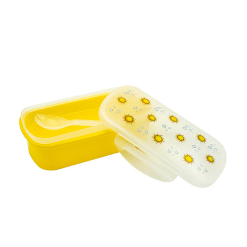 Bento Lunch Box M-1 Pack of 2 - (600ml) Without Sticker