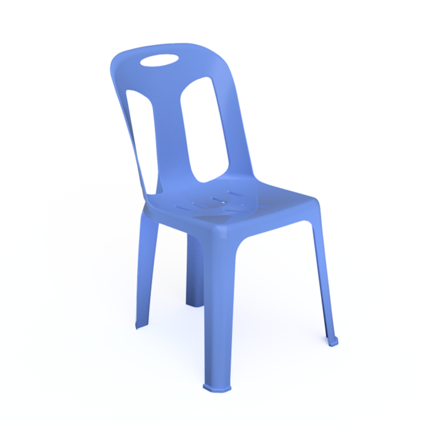 Eva Chair 4 pc set blue