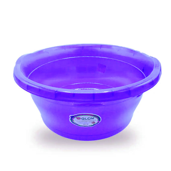 Glow Bath Tub - (24Ltr) Transparent