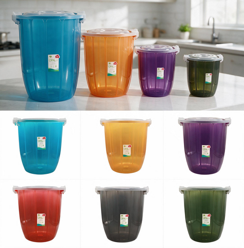 Opal Food Storage Container Small Pack of 2 - (6Ltr) Transparent