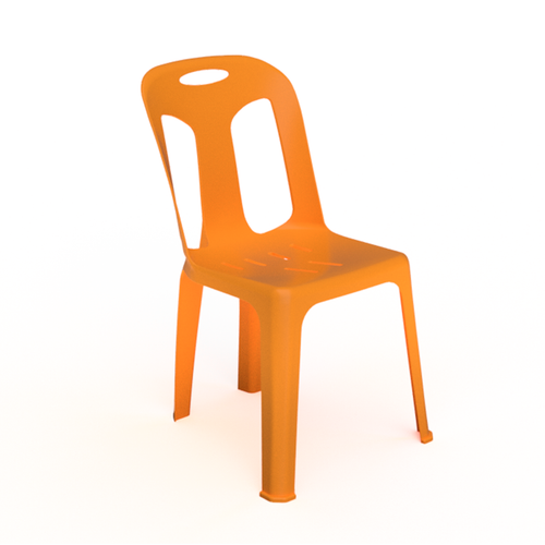 Eva Chair 4 pc set orange