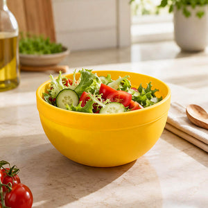 yellow salad bowl 