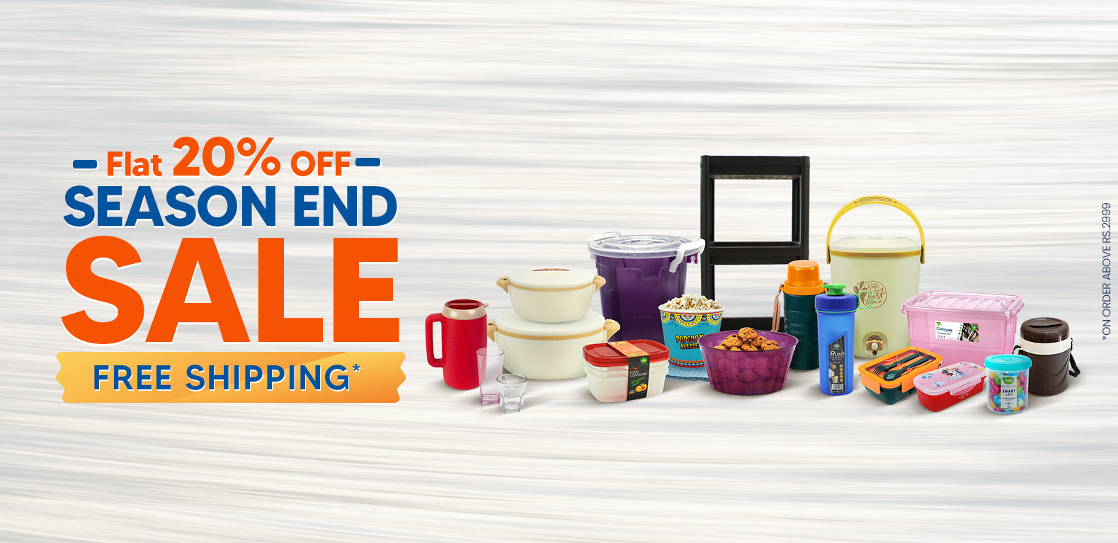 Season end sale website banner