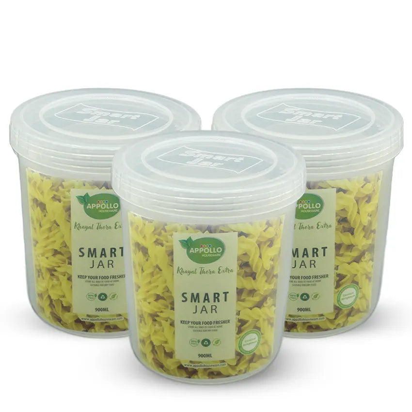 Smart Jar 3 pcs set Large in Natural 900ml