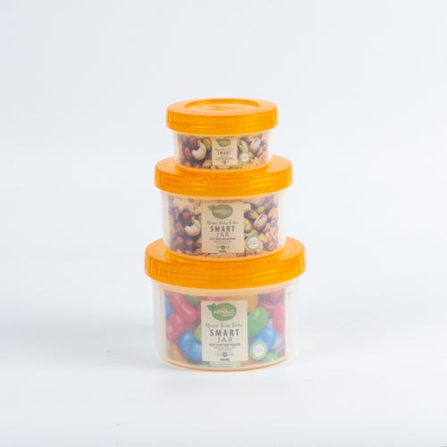 Smart Mini Jar Pack of 3 - (S/M/L)