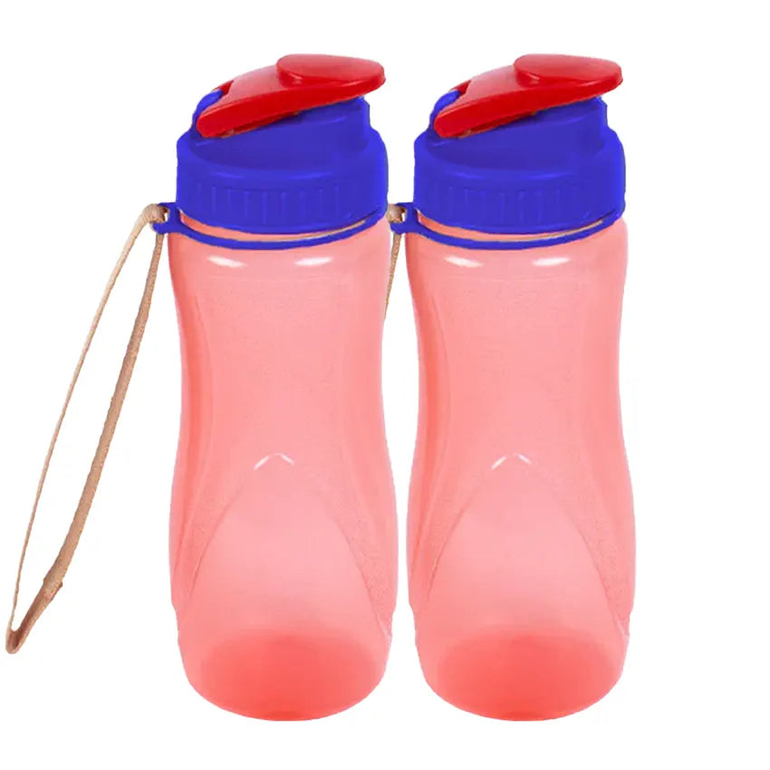 Spring Water Bottle 2 pcs set Small Pink 650ml