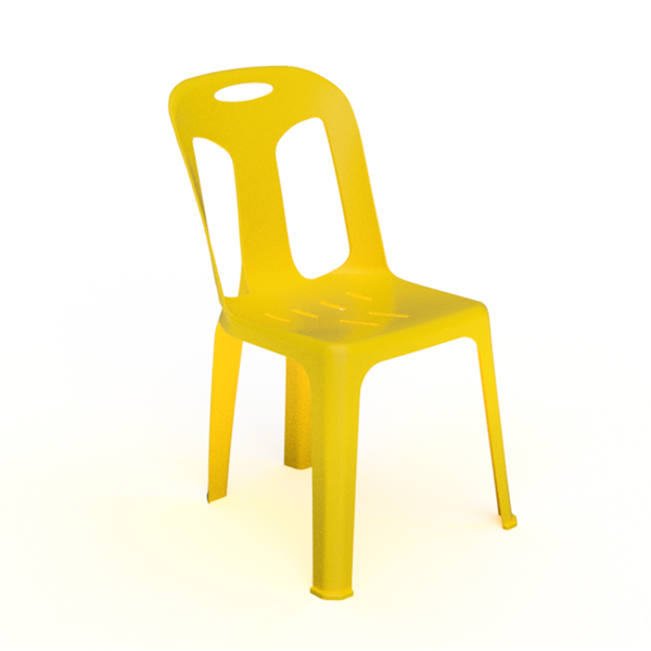 Eva Chair 4 pc set yellow