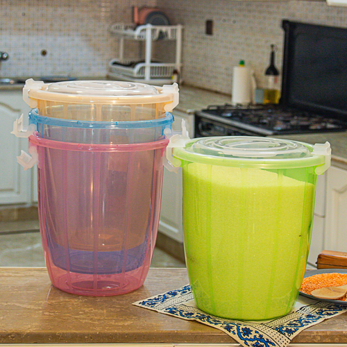 Opal Food Storage Container 2 pcs set - Large 16 Litre with Foods