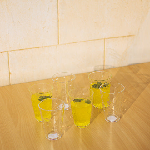Party Acrylic Glass Model-3 Set (6 pieces)