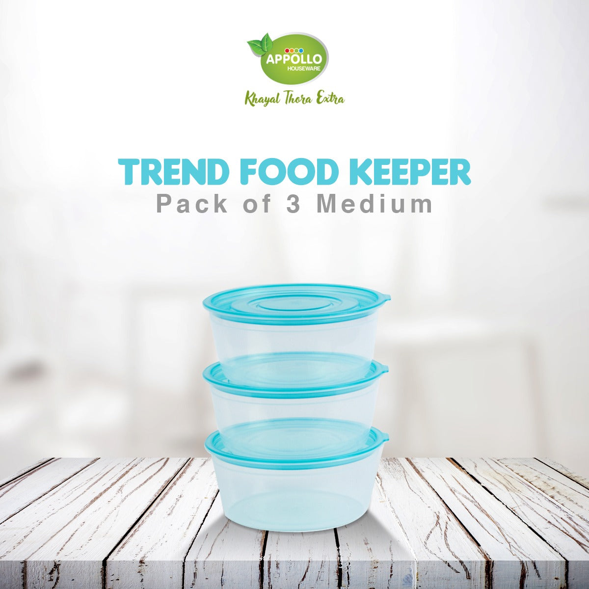 Appollo Trend Food Keeper - Pack of 3
